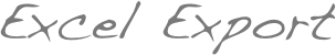 Excel Export